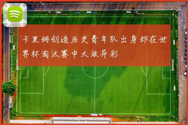 卡里姆创造历史青年队出身却在世界杯淘汰赛中大放异彩